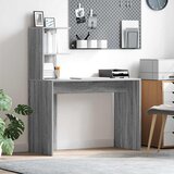  Stol s policom Siva Sonoma 102 x 50 x 124 cm Konstruirano drvo | shoptok.hr