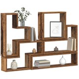  Polica na zidu Zidna montaža Staro drvo 96 x 12 x 64 cm | shoptok.hr