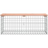  Vrtna klupa s gabionskim dizajnom 103x44x42 cm drvo duglazije | Eponuda.com
