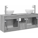  Set ormarića za kupaonicu 3 kom. Siva Sonoma 49,5 x 35 x 63 cm | shoptok.hr