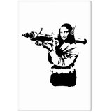  Slika - Banksy Mona Lisa with Rocket Launcher (1 Part) Vertical 40x60 Akustična | shoptok.hr