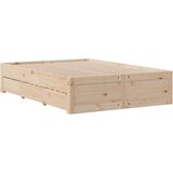  Krevet s regalom za knjige bez madraca 140x200 cm od borovine | shoptok.hr
