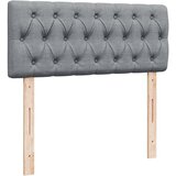  Krevet s oprugama i madrac svjetlosivi 120 x 200cm od tkanine | shoptok.hr