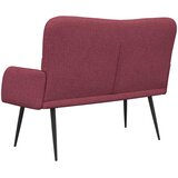 SOFA za dvije osobe Vinska crvena 115 x 61 x 87 cm Tkanina | shoptok.hr