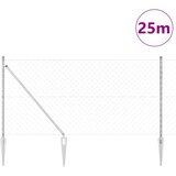  Zavareno žičano ograđivanje s bodljama 25 x 1,2 m Srebrna Mreža | shoptok.hr