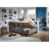 Meise Möbel Antracitno sivi kutni dječji krevet s prostorom za odlaganje 90x200 cm Cool – | shoptok.hr
