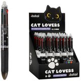  Kemijska olovka iTotal piši briši Cat crna 4 boje 25/1 XL1806B | shoptok.hr