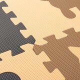  Pjenasta puzzle podloga za igru 9kom. smeđe životinje 85x85x1cm | shoptok.hr