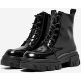 Only Gležnarji z vezalkami 'ONLTOLA-16' črna | Shoptok.si