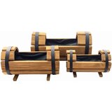  Set drvenih posuda za cvijeće (3 kom) | shoptok.hr