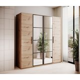 ADRK Garderobna omara z ogledalom MALEN, 205 cm - HRAST ARTISAN-HRAST Cene