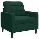  4-dijelni set sofa s jastucima tamnozeleni baršunasti | Eponuda.com