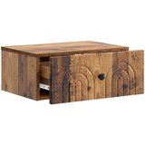  Noćni ormarić za montažu na zid Staro drvo 49 x 34,5 x 20 cm | shoptok.hr