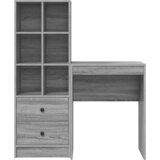 vidaXL Stol s pohranom Sivi Sonoma Konstruirano drvo | shoptok.hr