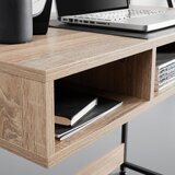 Bessagi Home pisalna miza denis, barva hrasta, 100x48 | Shoptok.si