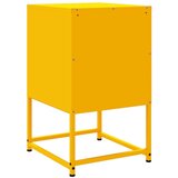  Noćni ormarići 2 kom boja senfa 36 x 39 x 60,5 cm čelični | Eponuda.com
