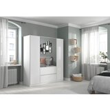 Rauch Möbel omara s klasičnimi vrati, srebrne barve, bela | Shoptok.si