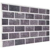  Zidne panele 10 pcs Crna i Siva 100 x 50 cm EPS pjena - Crna i siva | shoptok.hr