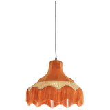 Light & Living Oranžna viseča svetilka s tekstilnim senčilom ø 40 cm Mizia – Cene