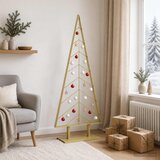  Metalno božićno drvce sa stalkom KUOPIO 150 cm Čelik Zlatno | shoptok.hr