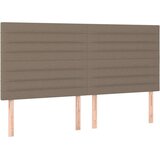 vidaXL Krevet s oprugama i madracem smeđesivi 200x200 cm od tkanine | shoptok.hr
