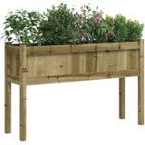  Vrtne sadilice s nogama 110x31x70 cm od impregnirane borovine | shoptok.hr