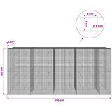  Gabion s 5 mm žicom i mrežom 5x5 cm 450x50x200 cm | shoptok.hr
