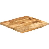 Stolna Mizna plošča 40x40x3,8 cm naraven rob trden robusten mangov les | Shoptok.si