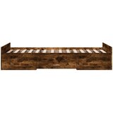  Okvir kreveta s pohranom s ladicama Dimljeni hrast 80 x 200 cm | shoptok.hr