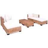 Maison Chic Sedežna garnitura - kavč 16-delna iz naravnega ratana, (21728400) | Shoptok.si