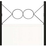 vidaXL Paravan 5-delni kremno bel 200x180 cm | Shoptok.si