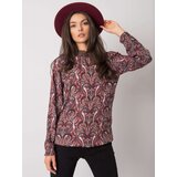 Fresh Made Blouse-D73771M11052A-dark brown | Shoptok.si