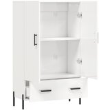  Visoka komoda bijela 69,5 x 31 x 115 cm od konstruiranog drva | shoptok.hr