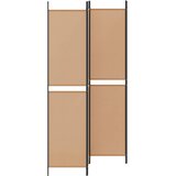  4-panelni pregradni zid Bež 200 x 220 cm Tkanina | Eponuda.ba