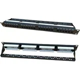 panel 24port 1U 19" Cat6 UTP/str. nosać