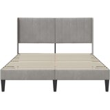  Krevetna konstrukcija Svjetlosiva 140 x 200 cm Baršun | shoptok.hr