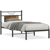 vidaXL Okvir kreveta bez madraca dimljena boja hrasta 90x190 cm drveni | shoptok.hr