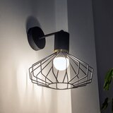  Zidna lampa SOLANO 1xE27/15W/230V crna/zlatna | Eponuda.com