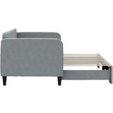  Dnevni krevet na razvlačenje svjetlosivi 80 x 200 cm od tkanine | shoptok.hr