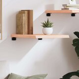 vidaXL Stenska polica 40x50x4 cm neobdelana trdna hrastovina | Shoptok.si