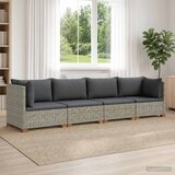  kom. Ratan set za opuštanje s jastucima GENDT Prirodni ratan - Kubu siva | shoptok.hr