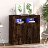  Komoda z LED lučkami dimljen hrast 80x35x75 cm, (20654560) Cene