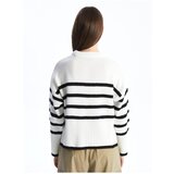 LC Waikiki Crew Neck Striped Long Sleeve Women's Knitwear Sweater | shoptok.hr