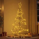 vidaXL božično stožčasto drevo z stojalom Črna 210 cm Jeklo | Shoptok.si
