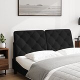  Jastuk za uzglavlje crni 120 cm baršunasti | Eponuda.com
