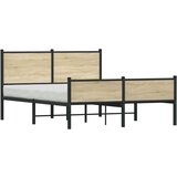 Metalni okvir kreveta s uzglavljem i podnožjem 137 x 190 cm | shoptok.hr