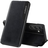  Elegantna knjižna ovitek View Case za Samsung Galaxy S24 FE - Črna KP36801 Cene