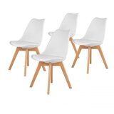 Modern Home set od 4 trpezarijske stolice Filipo, Beli cene