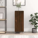  Komoda boja smeđeg hrasta 34 5 x 34 x 90 cm konstruirano drvo Cijene
