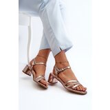 Sergio Leone Women's Low Heel Sandals in Synthetic Leather | Shoptok.si